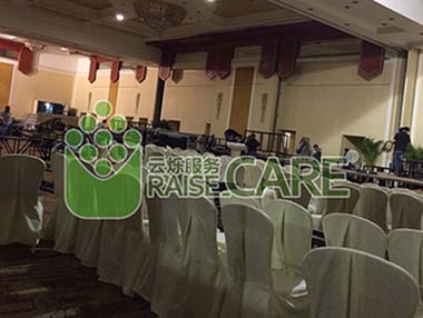 百度世界2014大會會場無線覆蓋現場施工圖3