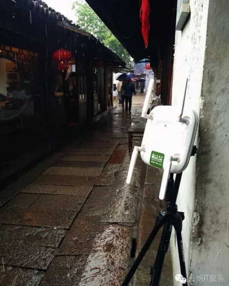 發(fā)布會現(xiàn)場所使用的無線AP設(shè)備